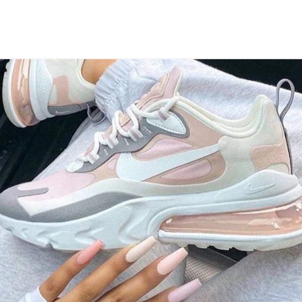 Stylish Women's Sneakers in Pink and White